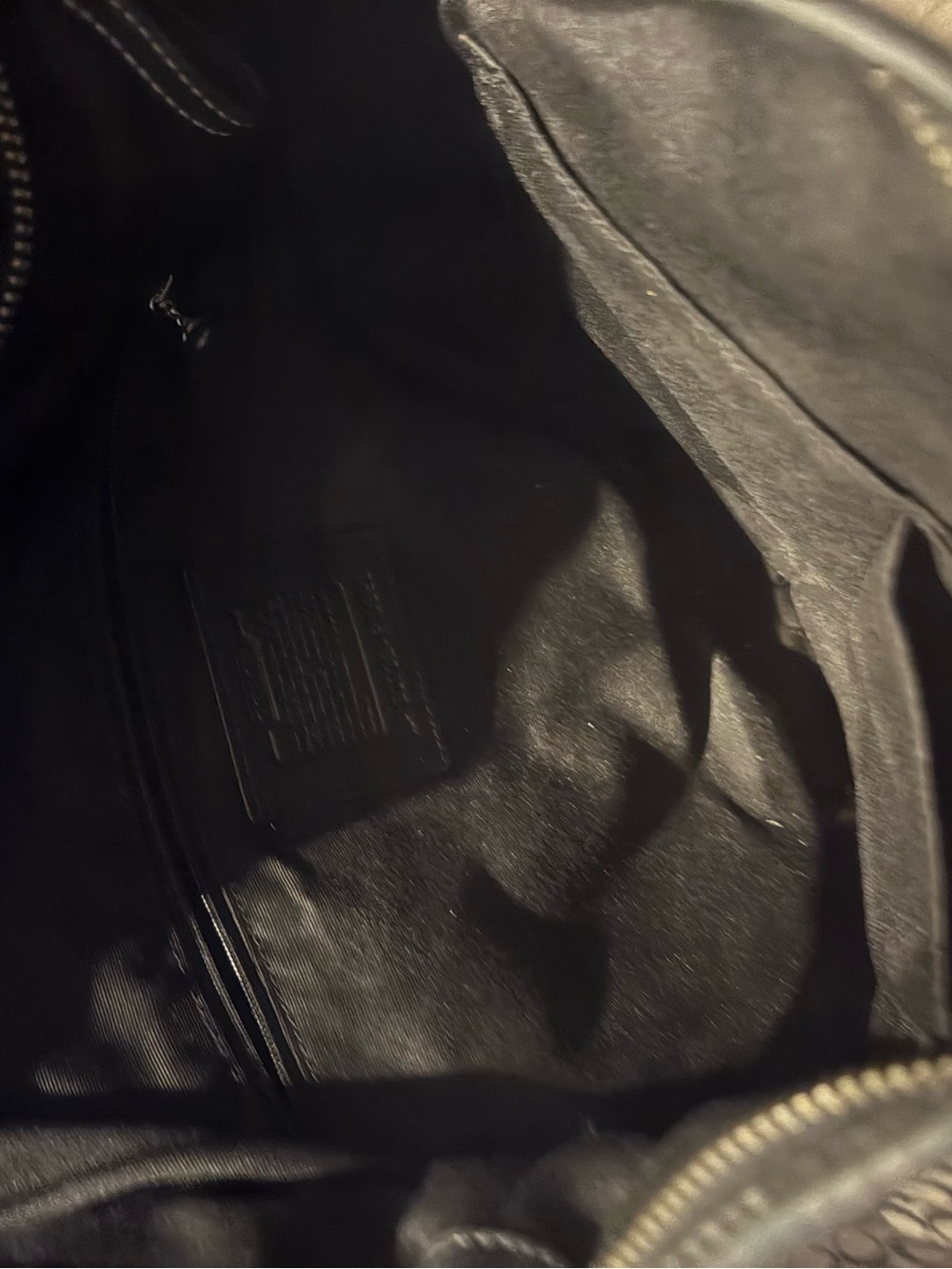 Classic Coach Black and Gray Shoulder Bag - Picture 7 of 11